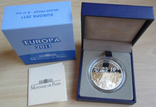 Frankreich 10 Euro 2011 Europa Fête de la Musique