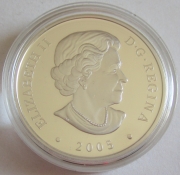 Canada 20 Dollars 2005 Tall Ships Three-Masted Ship 1 Oz Silver
