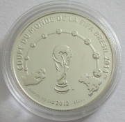 Ivory Coast 1000 Francs 2012 Football World Cup Brazil...