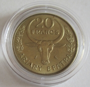 Madagaskar 20 Francs 1971 FAO Baumwolle