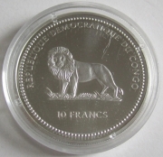 DR Kongo 10 Francs 2003 Tiere Großer Tümmler