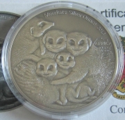 Kongo 1000 Francs 2013 Tiere Erdmännchen