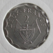 Ruanda 2 Francs 1970 FAO Kaffeeernte