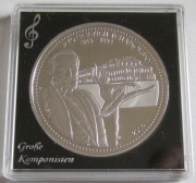 Laos 250 Kip 2014 Composers Pyotr Tchaikovsky Silver
