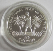 Turks & Caicos-Inseln 10 Crowns 1982 Jahr des Kindes