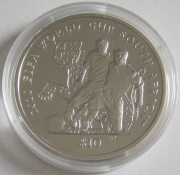 Britische Jungferninseln 10 Dollars 2009 Fußball-WM...