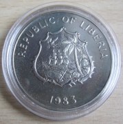Liberia 2 Dollars 1983 FAO Weltfischereikonferenz in Rom BU