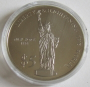 Liberia 5 Dollars 2000 Statue of Liberty in New York