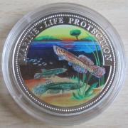 Somalia 10 Dollars 1999 Marine Life Protection Killifische