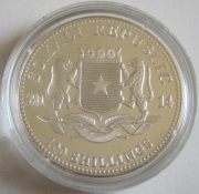 Somalia 100 Shillings 2014 Elephant 1 Oz Silver