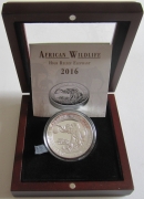 Somalia 100 Shillings 2016 Elephant Hight Relief 1 Oz Silver