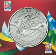 Canada 20 Dollars 2015 Football Womens World Cup 1/4 Oz...