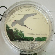 Tokelau 5 Dollars 2012 Tiere Rotschwanz-Tropikvogel