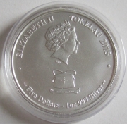 Tokelau 5 Dollars 2015 Mokoha