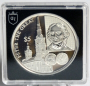 Solomon Islands 5 Dollars 2012 Peter the Great Silver