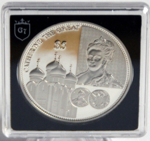 Salomonen 5 Dollars 2012 Katharina II. die Große