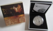 Palau 5 Dollars 2013 Treasures of the World Amethyst Silver