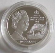 Kiribati 10 Dollars 2014 60 Years First Australian Royal...