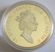 Canada 15 Dollars 2002 Lunar Horse 1 Oz Silver
