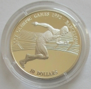 Cook Islands 10 Dollars 1990 Olympics Barcelona Sprint...