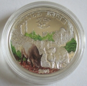 Cook Islands 2 Dollars 2014 World of Hunting Wild Boar...