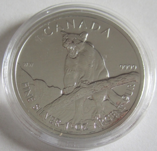 Kanada 5 Dollars 2012 Wildlife Puma