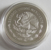 Mexico 100 Pesos 1985 Football World Cup Juggling 1 Oz Silver Proof