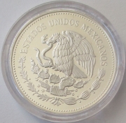 Mexico 100 Pesos 1985 Football World Cup Juggling 1 Oz Silver Proof