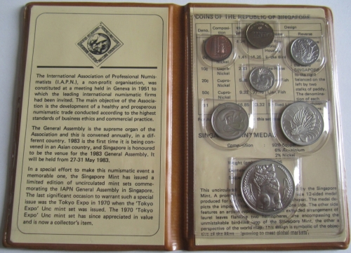 Singapore Coin Set 1983