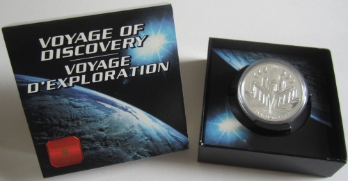 Canada 1 Dollar 2000 Voyage of Discovery Silver BU