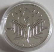 Canada 1 Dollar 2000 Voyage of Discovery Silver BU