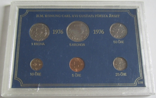 Sweden Coin Set 1976