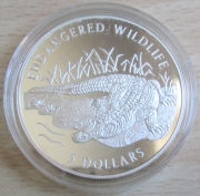 Cook Islands 5 Dollars 1996 Wildlife Slender-Snouted...