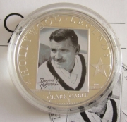 Cook Islands 5 Dollars 2010 Hollywood Legends Clark Gable...
