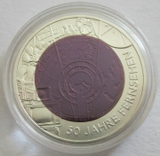 Austria 25 Euro 2005 50 Years Television Silver Niobium