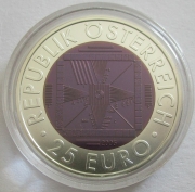 Österreich 25 Euro 2005 50 Jahre Fernsehen