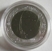 Austria 25 Euro 2006 Galileo Satelite Navigation Silver Niobium
