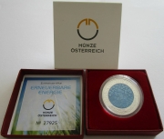 Austria 25 Euro 2010 Renewable Energy Silver Niobium