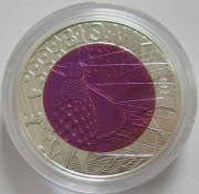 Austria 25 Euro 2012 Bionics Silver Niobium