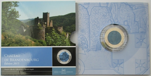 Luxemburg 5 Euro 2015 Burg Brandenbourg