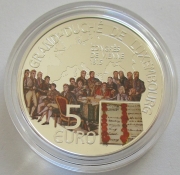 Luxembourg 5 Euro 2015 200 Years Congress of Vienna Silver