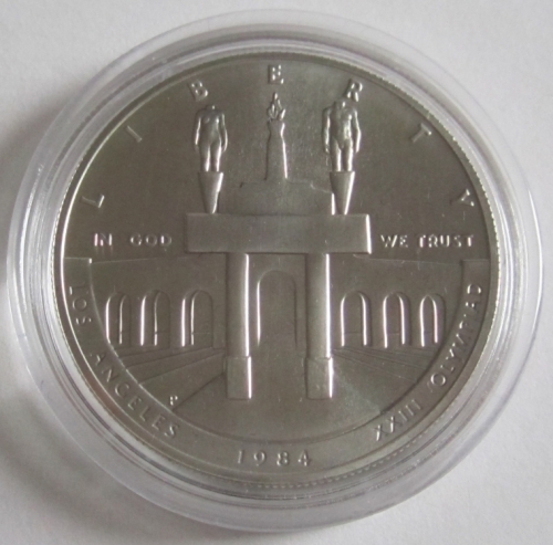 USA 1 Dollar 1984 Olympia Los Angeles Coliseum "P"