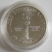 USA 1 Dollar 1989 200 Years Congress Silver BU