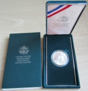 USA 1 Dollar 1990 Dwight D. Eisenhower Silver BU