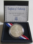 USA 1 Dollar 1991 50 Jahre United Services Organization BU