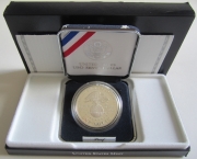 USA 1 Dollar 1991 50 Years USO Silver Proof
