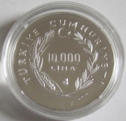 Türkei 10000 Lira 1988 Olympia Calgary