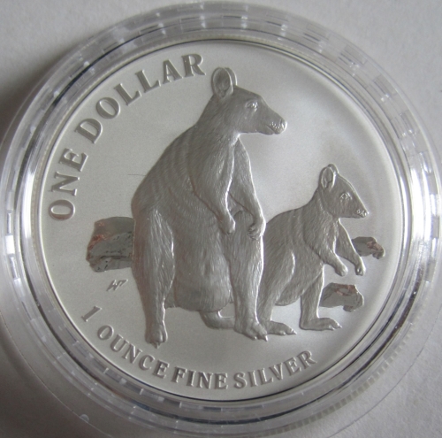 Australia 1 Dollar 2011 Kangaroo 1 Oz Silver