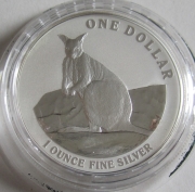 Australia 1 Dollar 2012 Kangaroo 1 Oz Silver