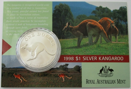 Australien 1 Dollar 1998 Kangaroo